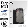 SAMSUNG DISPLAY M31 M315 / M21s M217 ORIGINALE SERVICE NERO TOUCH SCREEN SCHERMO