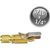 FAVORCOOL Rubinetto a sfera per gas refrigerante F1/4'' M5/16''