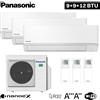 Panasonic Climatizzatore trial split serie TZ super compatta R32 PANASONIC 9000+9000+12000