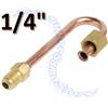 ShineYear Raccordo a inversione rame da 1/4'' sae 180° per split