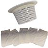 Blue Bay Set 5 Calze Filtranti Universali Per Skimmer piscina