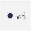Montblanc Gemelli Montblanc Meisterstück 112906 Cufflink Polsini Acciaio Pietra Blu Uomo