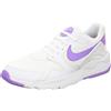 Nike LD Victory, Walking Shoe Donna, White/Atomic Violet-Wild CHERR, 44 EU