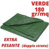 Telo occhiellato impermeabile 2x3 Telone copritutto pesante bianco trasparente