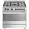 Smeg Cucina gas CONCERTO BG91X2 Stainless steel