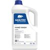 SANITEC igiene sicura Sanitec, Hand Wash, Sapone Liquido per le Mani Profumato Idratante con Glicerina, Deterge le Mani Lasciandole Fresche e Pulite, pH 5.5, Made in Italy, Dermatologicamente Testato, 5 L