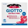 Giotto Confezione 6 Tubetti di Tempera 12ml Nero