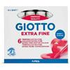 Giotto Confezione 6 Tubetti di Tempera 12ml Bianco