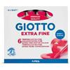 Giotto Confezione 6 Tubetti di Tempera 12ml Magenta