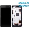 universale DISPLAY LCD FRAME SCHERMO PER SONY "XPERIA Z3 COMPACT" D5803 D5833 NERO