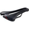 Selle San Marco ASPIDE Short Carbon FX - Sella Bicicletta da Strada, Scocca e Telaio in Carbonio DNA, Rivestimento in Microfibra, Performance Elevate, Foro Anatomico - Taglia L3, Nero