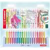 Stabilo Evidenziatore - swing cool Desk-Set - 18 Colori Assortiti 8 Neon + 10 Pastel