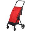 Foppapedretti - Go Fast - Borsa trolley portaspesa - portata massima 20 kg - ros