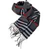 ENRICO COVERI Sciarpa uomo con confezione Coveri Collection fantasia tartan