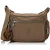 Kipling Gabbie S, Borsa a Tracolla Piccola, Green Moss (Verde)
