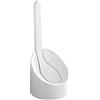 GEDY Cucciolo Scopino WC Bianco, Misure e peso: 33,5X15X15 CM & 0,25 KG, Realizzato in resina termoplastica, Ciuffo in PVC, Scopino per WC design Makio Hasuike, 100% Made in Italy, 2 anni di garanzia