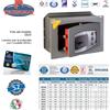 TECHNOMAX CASSAFORTE DD/4 27X39X20 HxLxP CHIAVE DOPPIA MAPPA + COMBINATORE TECHNOMAX DD