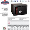 TECHNOMAX CASSAFORTE MTK/2 21X27X20 HxLxP CHIAVE A DOPPIA MAPPA TECHNOMAX MTK