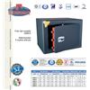 TECHNOMAX CASSAFORTE GMK/4 28X40X35 HxLxP CON CHIAVE A DOPPIA MAPPA TECHNOMAX GMK