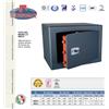 TECHNOMAX CASSAFORTE MEK/5 35X47X35 HxLxP CON CILINDRO SOSTITUIBILE TECHNOMAX SERIE MEK