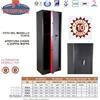TECHNOMAX CASSAFORTE ARMADIETTO SICUREZZA PORTAFUCILI TECHNOMAX SERIE TCH/10 per 10 POS...