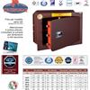 TECHNOMAX CASSAFORTE UNICA KEY UK/5L 34x46x24 HxLxP CON CHIAVE A DOPPIA MAPPA TECHNOMAX UK