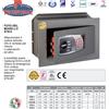 TECHNOMAX CASSAFORTE STK/4 27X39X20 HxLxP COMBINAZIONE ELETTRONICA DIGITALE TECHNOMAX STK