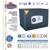 TECHNOMAX CASSAFORTE GMT/5-S2 35X47X35 HxLxP CON COMBINAZIONE ELETTRONICA DIGITALE TECH...