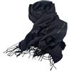 ENRICO COVERI Sciarpa donna nero con bauletto regalo Coveri Collection