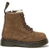 DR MARTENS 1460 SERENA JUNIOR DARK KHAKI BRONX SUEDE