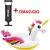 Intex Unicorno Gonfiabile Isola Materassino Mare Piscina + Gonfiatore pompa
