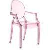 Does not apply Kartell Lou Lou Ghost, Sedia per Bambini, Rosa, 37 X 39 X 63 Cm