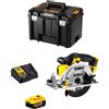 DeWalt Sega Circolare DeWALT DCS391P1 (1 x 5,0 Ah + DCB115 + TSTAK VI)