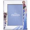 VALENTI & CO. Disney Baby - Frozen - Cornice Porta Foto da Tavolo in Argento, Idea Regalo Bambina o Neonata per Battesimo o Compleanno