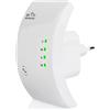 AMPLIFICATORE WIFI REPEATER 300 Mbps EXTENDER LAN RETE RIPETITORE WI FI RANGE