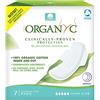 Organyc, Assorbenti Notte con Ali, in Cotone Certificato Biologico, per Flusso Molto Intenso - 1 Confezione da 7 Unità