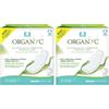 Organyc, Assorbenti Notte con Ali, in Cotone Certificato Biologico, per Flusso Molto Intenso - 1 Confezione da 14 Unità