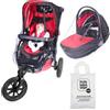 Trois Kilos Sept - Zanzariera per Bambini elastica con zip 3 in 1 - Misura universale - Culla, Cosy, Passeggino - Rete anti zanzare, Tigri, Insetti - Protezione fine e resistente - Nero