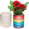 Baker Ross AX722 Vasetti per Fiori Arcobaleno - Pacco da 2