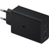SAMSUNG EP-T6530 Caricabatterie Tre Porte Super Fast Charging Trio (65W), Nero