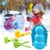 4 Pz/set Snowball Maker Clip Inverno 3D Pinguino Pupazzo di Neve Forma di Neve