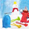 4 Pz/set Snowball Maker Clip Inverno 3D Pinguino Pupazzo di Neve Forma di Neve