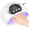 L.K.E Lampada UV da 54 W per unghie in gel, lampada UV con 3 timer e ricarica USB