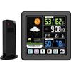 Stazione meteorologica wireless, TS-3310 LCD a colori Full Touch Screen