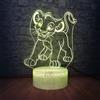 Simba Lampada Luce Notturna Bambino Film di Cartoni Animati, Lampada a LED