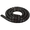 cyclingcolors spirale cavi elettrici flessibile nero tubo guaina spiralata PVC plastica filo auto moto (Diametro 12mm, lunghezza 3m)