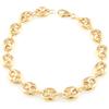 BRACCIALE UOMO IN ORO GIALLO 18 KT NODO MARINA 11 grammi