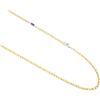 Collana catena da uomo in oro giallo e bianco 18 kt 750 60 cm KARISMA