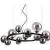 Ideal Lux PERLAGE SP14 FUME' Mod. 271385 Lampada A Sospensione 14 Luci