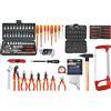 KS Tools 117.0195 Cassetta portautensili p.elettricista Premium Max,195 pz